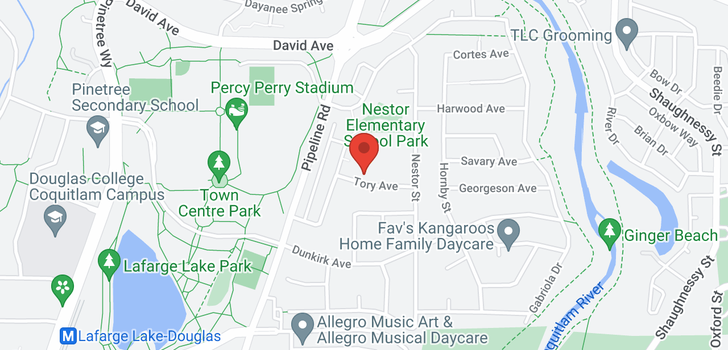 map of 3161 TORY AVENUE